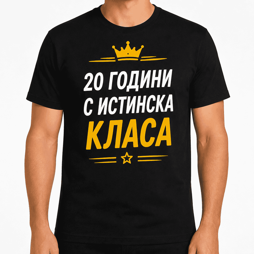 Тениска за 20 години – 20 години с истинска класа