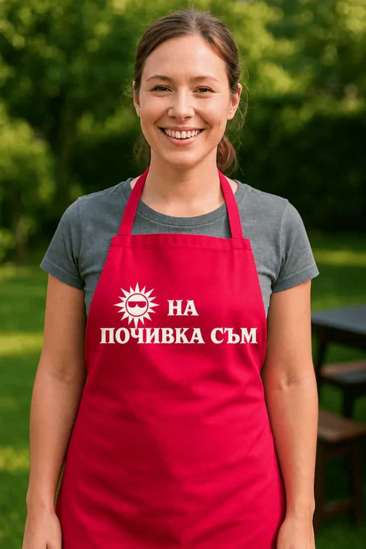 Престилка на почивка съм – НА ПОЧИВКА СЪМ