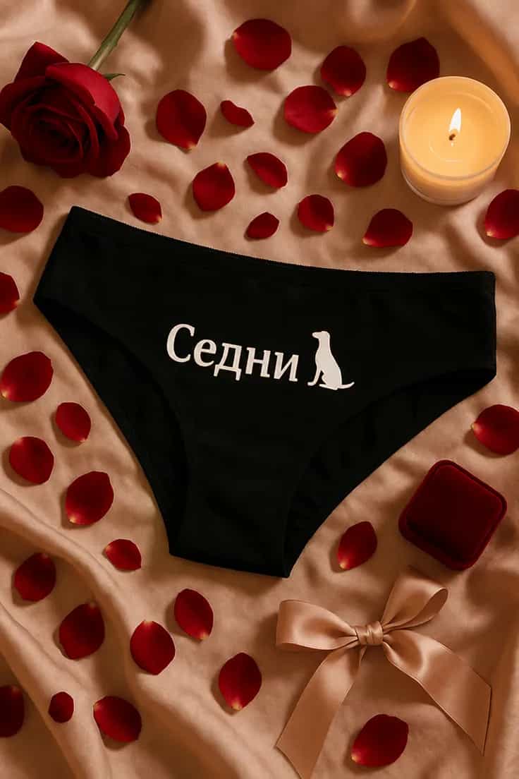 Дамско бельо седни кученце