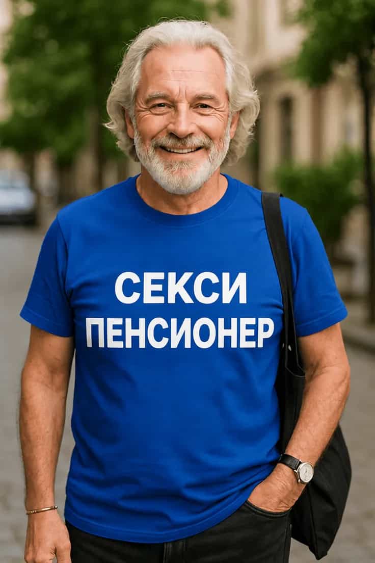 Смешна тениска секси пенсионер – СЕКСИ ПЕНСИОНЕР
