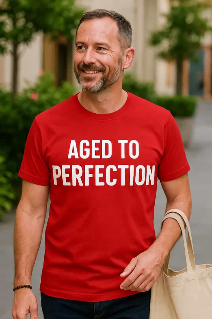 Смешна тениска отлежал до съвършенство AGED TO PERFECTION