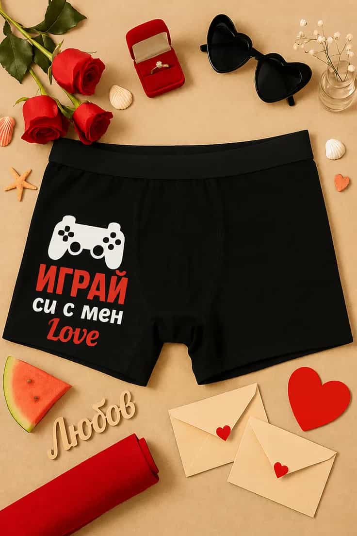 Смешни боксерки Играй си с мен | ИГРАЙ си с мен Love