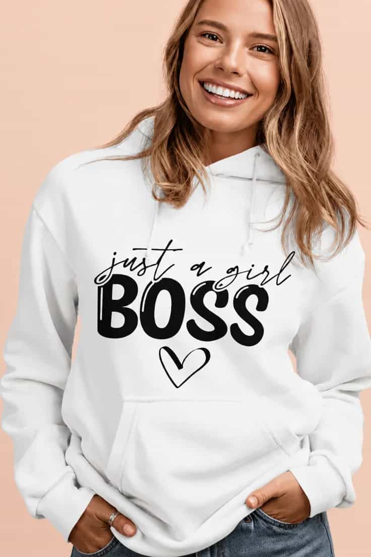 Пуловер момиче шеф – just a girl BOSS
