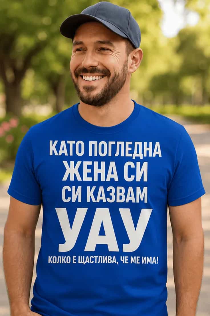 Смешна тениска жена ми е късметлийка – КАТО ПОГЛЕДНА