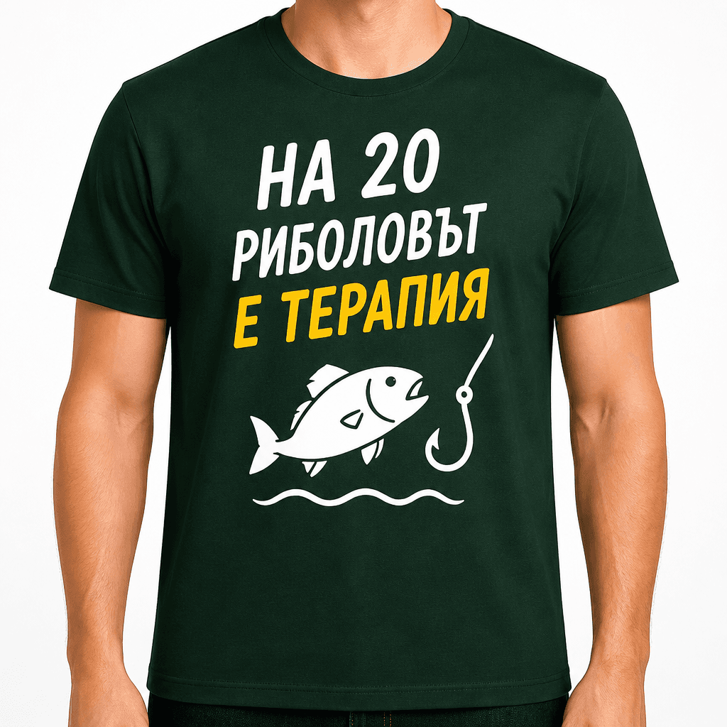 Тениска за 20 години – На 20 риболовът е терапия