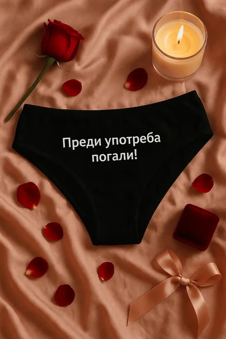 Дамско бельо Преди употреба погали