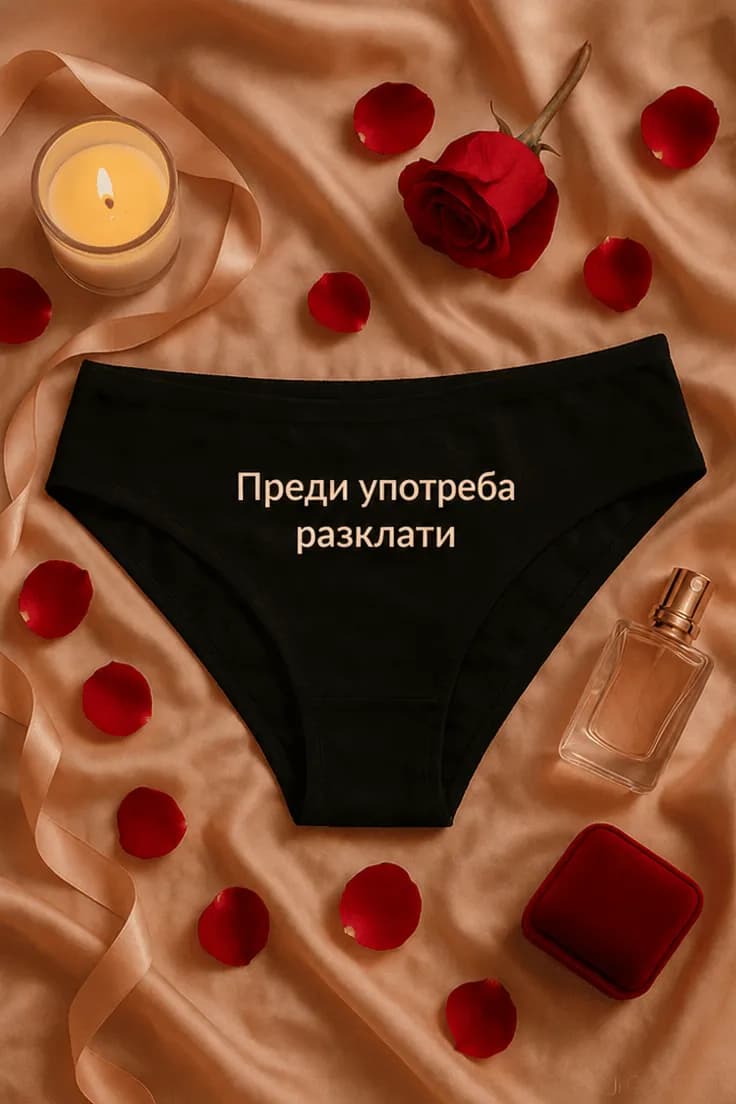 Мъжко бельо преди употреба разклати
