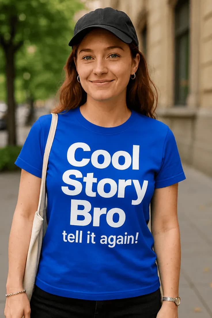 Смешна тениска готина история братле - Cool Story