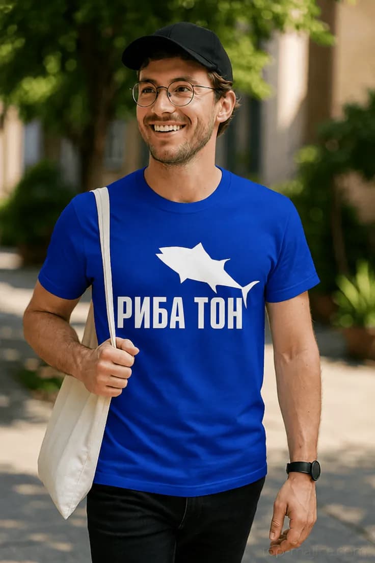 Смешна тениска риба тон - РИБА ТОН