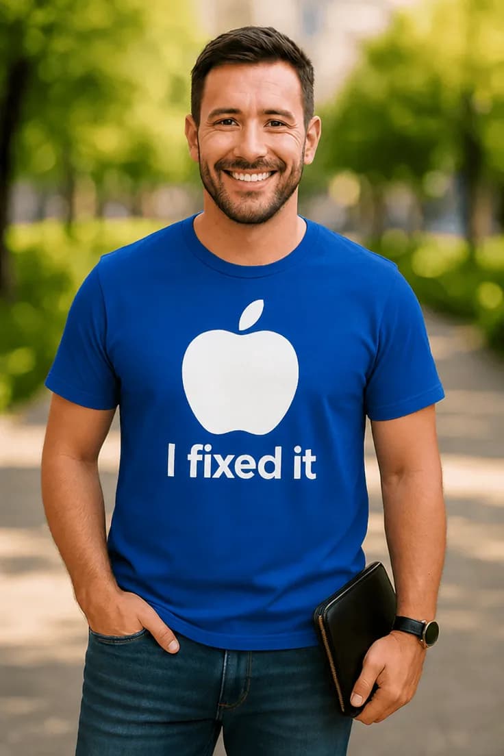 Смешна тениска поправих го | I fixed it