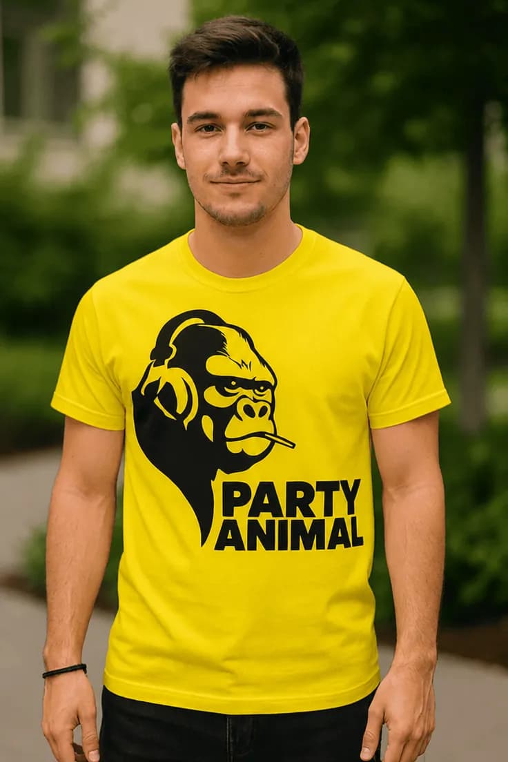 Смешна тениска парти животно - PARTY ANIMAL