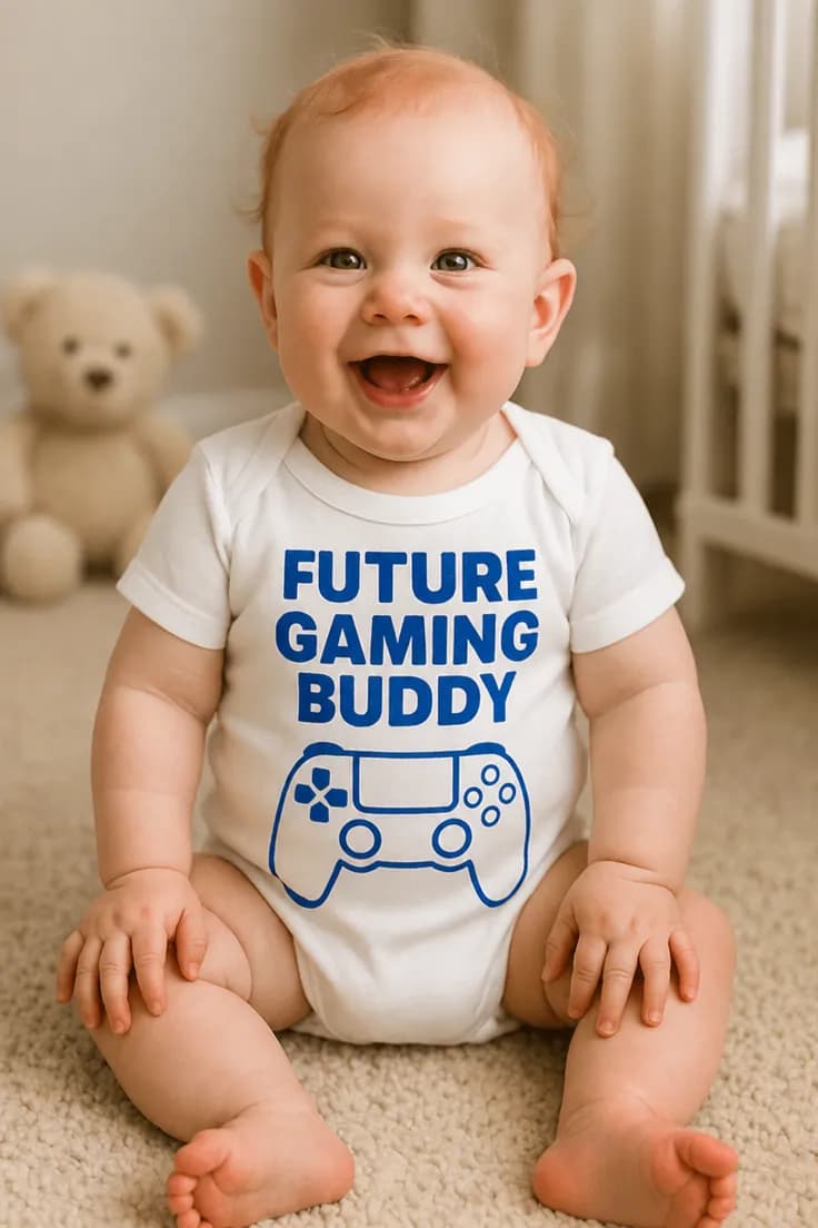 Бебешко боди бъдещ гейминг приятел FUTURE GAMING BUDDY