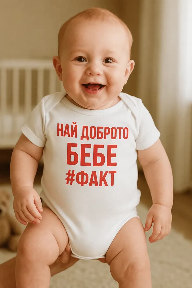 Бебешко боди най доброто бебе – #ФАКТ