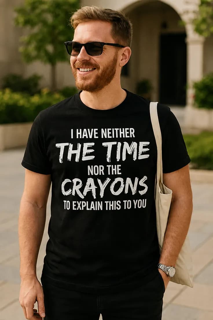 Смешна тениска нямам пастели – I HAVE NEITHER THE TIME