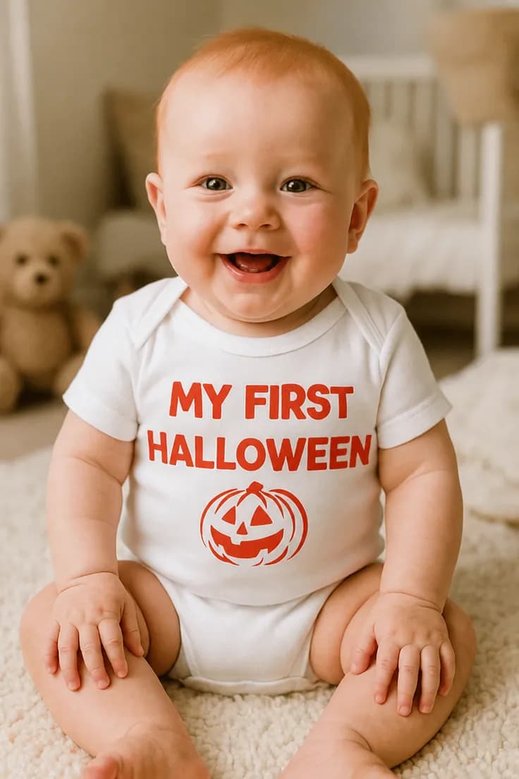 Бебешко боди първи Хелоуин MY FIRST HALLOWEEN