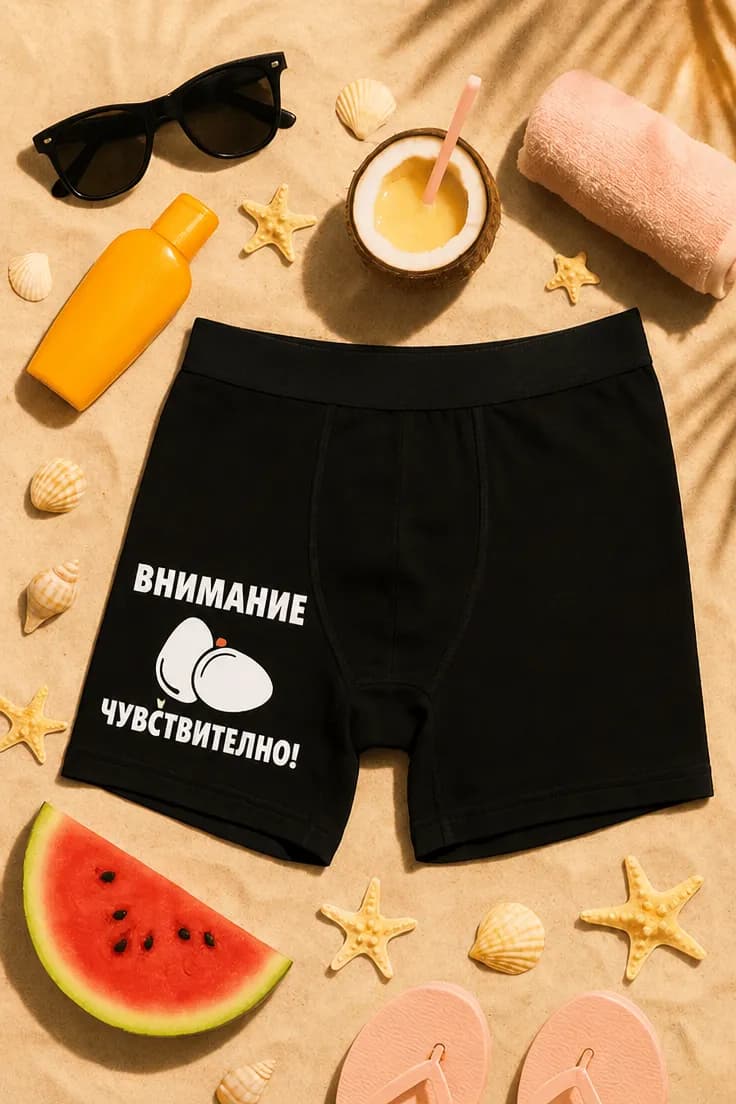 Смешни боксерки Внимание чувствително | ВНИМАНИЕ