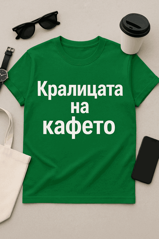 Тениска Кралицата на кафето
