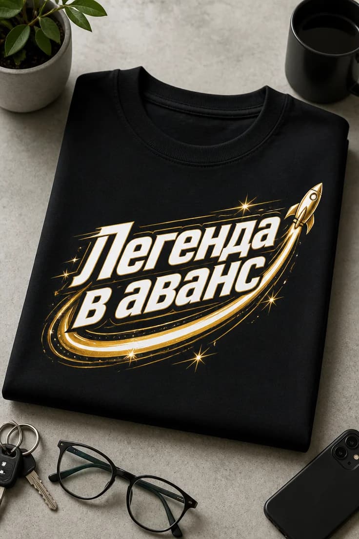 Тениска „Легенда в аванс“