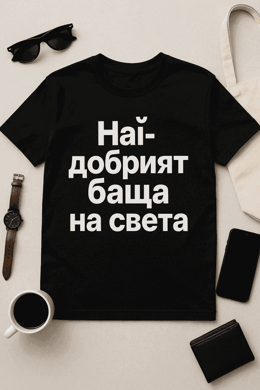 Тениска "Най-добрият баща на света"