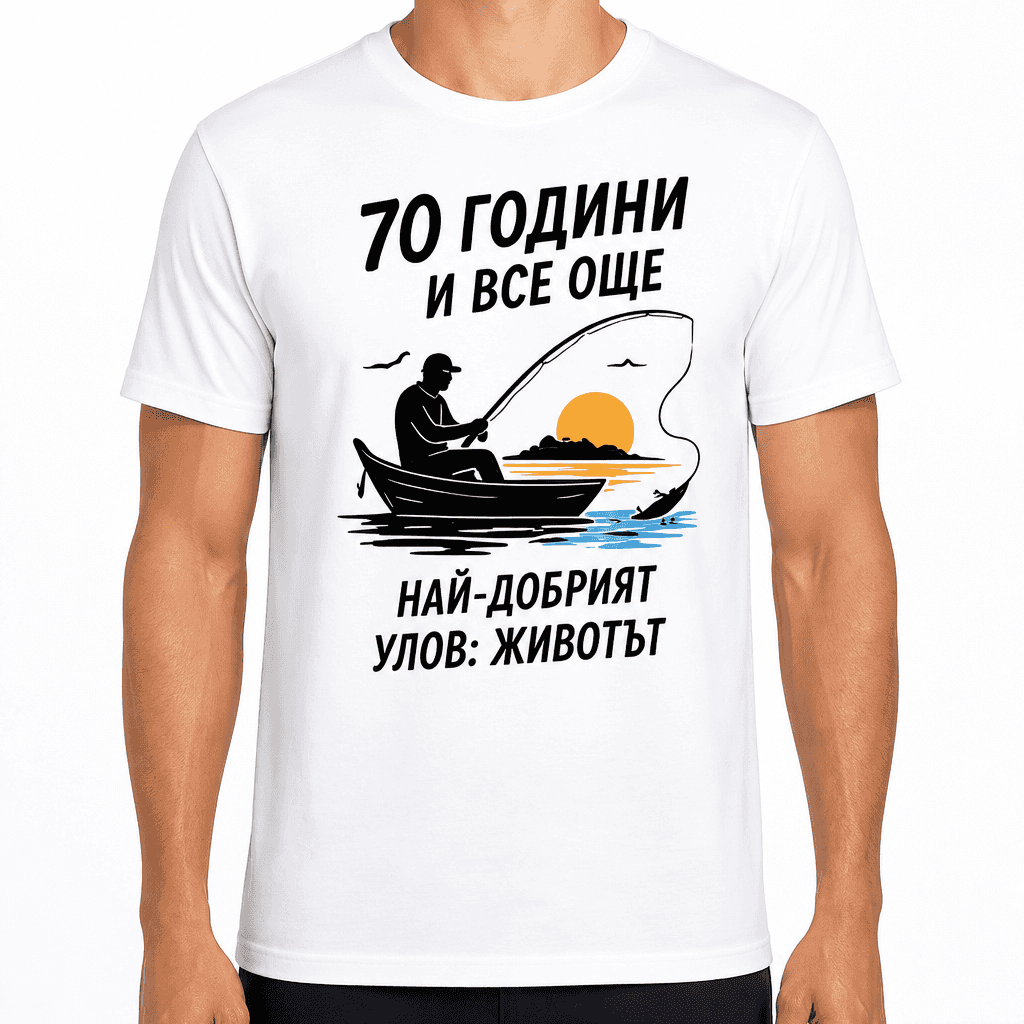 Тениска за 70 години – 70 години и все още най-добрият улов: животът