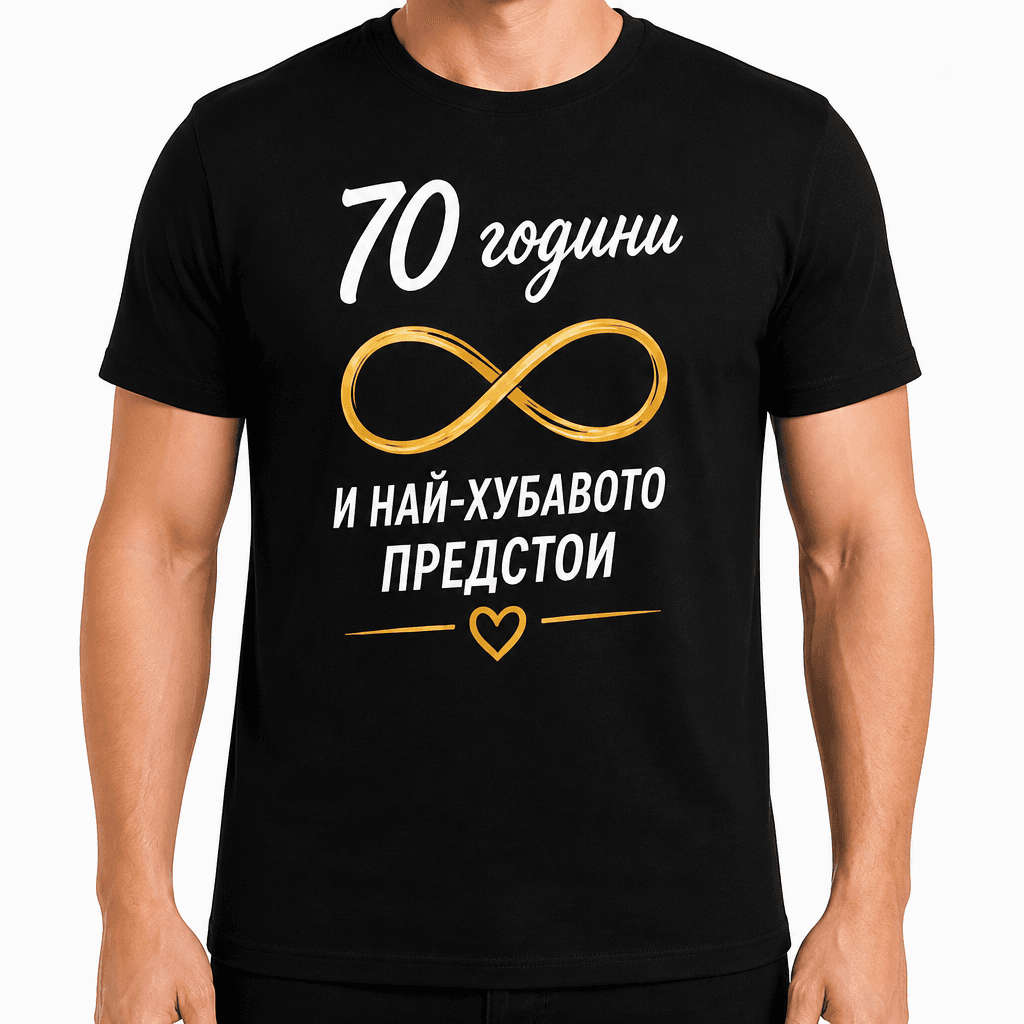 Тениска за 70 години – 70 години и най-хубавото предстои