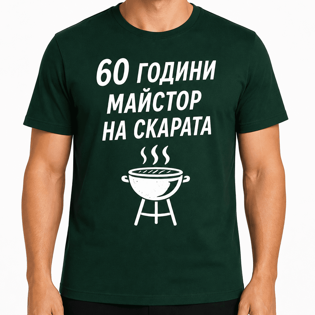 Тениска за 60 години – 60 години майстор на скарата