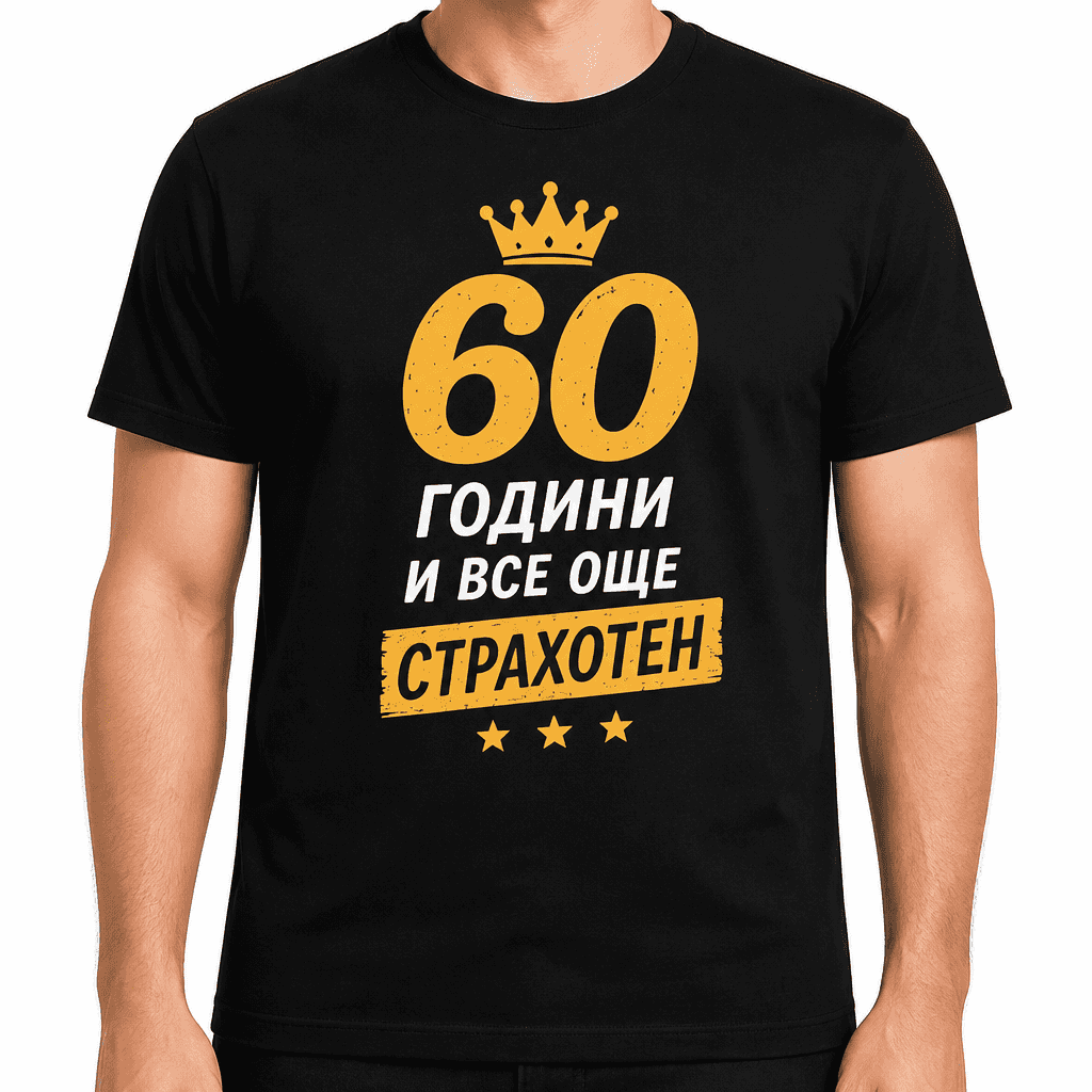 Тениска за 60 години – 60 години и все още страхотен