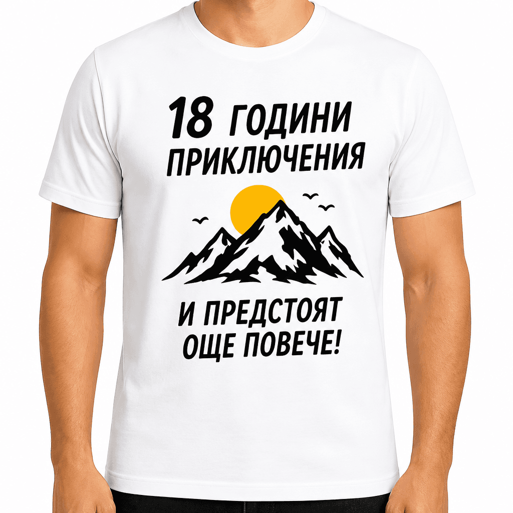 Тениска за 18 години – 18 години приключения и предстоят още повече!