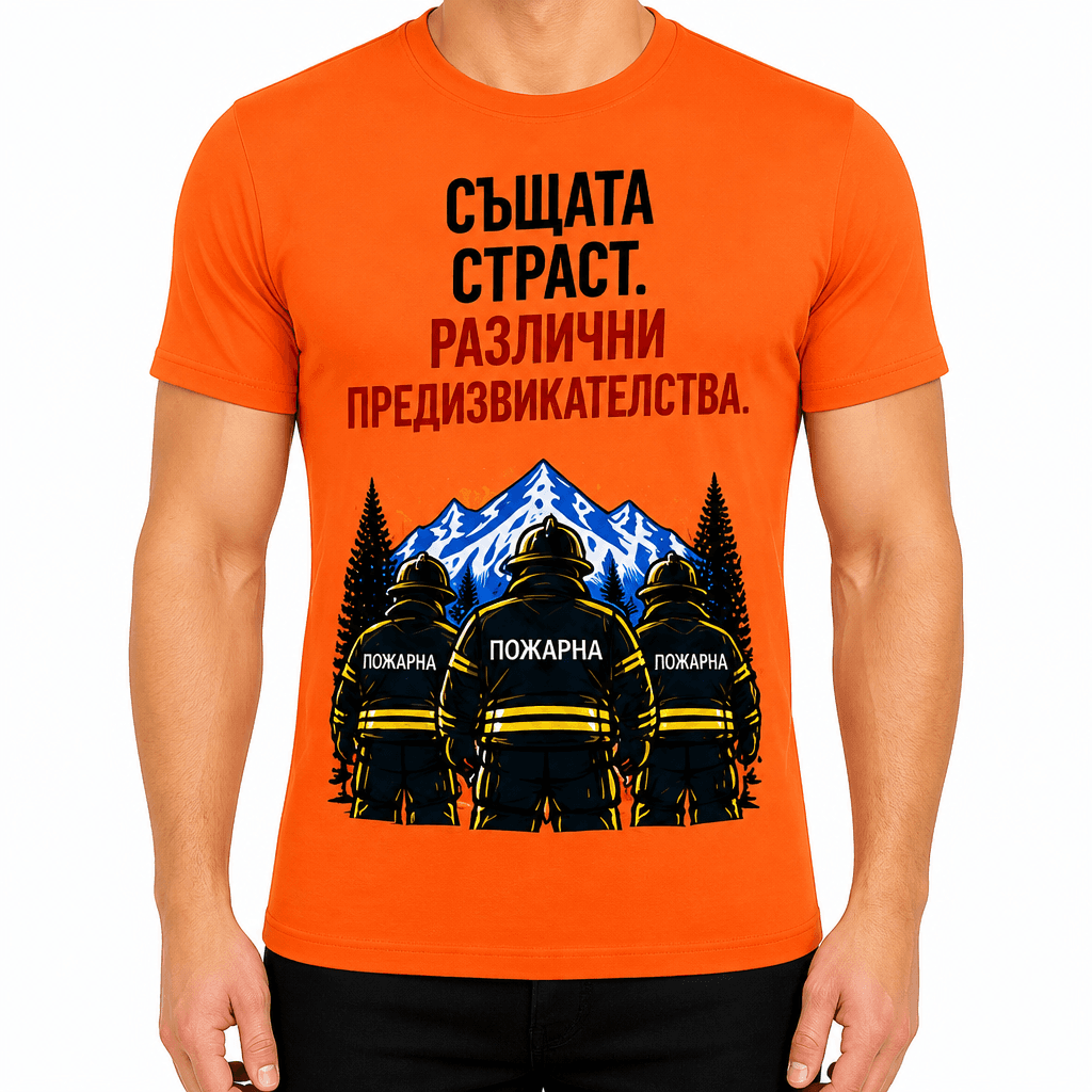 Тениска пожарникар – Същата страст. Различни предизвикателства.