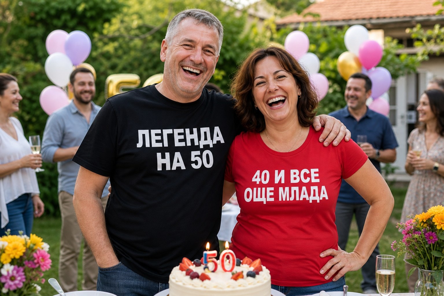 Тениски за рожден ден