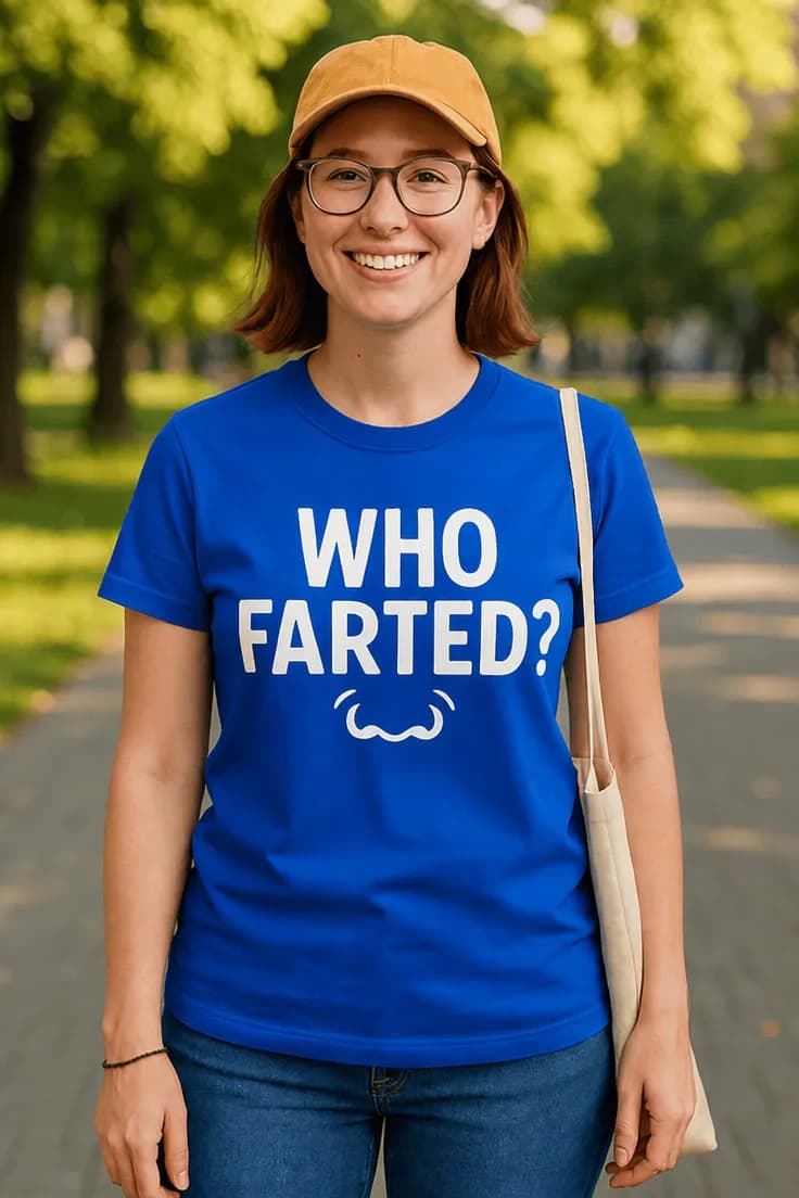 Смешна тениска кой пръдна – WHO FARTED? الما