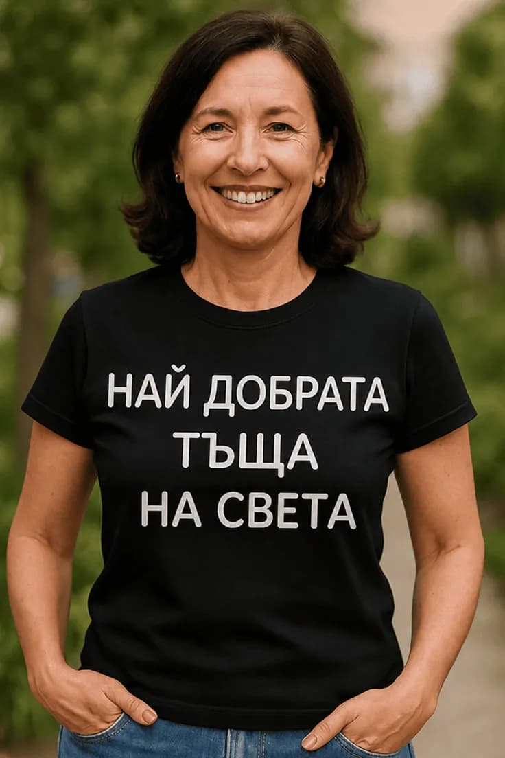 Смешна тениска най добрата тъща – НАЙ ДОБРАТА