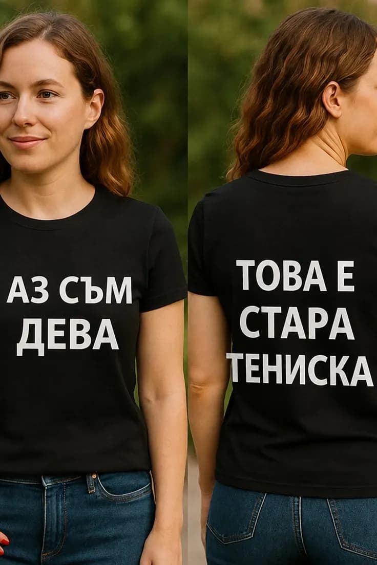 Смешна тениска аз съм дева | АЗ СЪМ ДЕВА