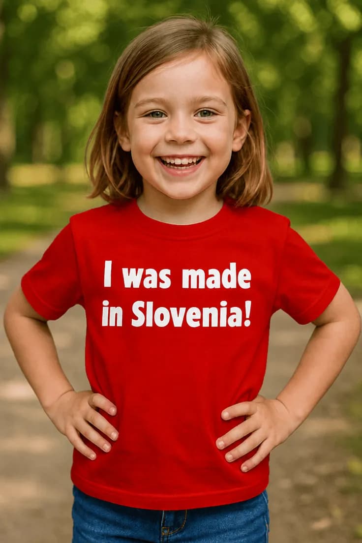 Детска тениска направено в България - I was made in