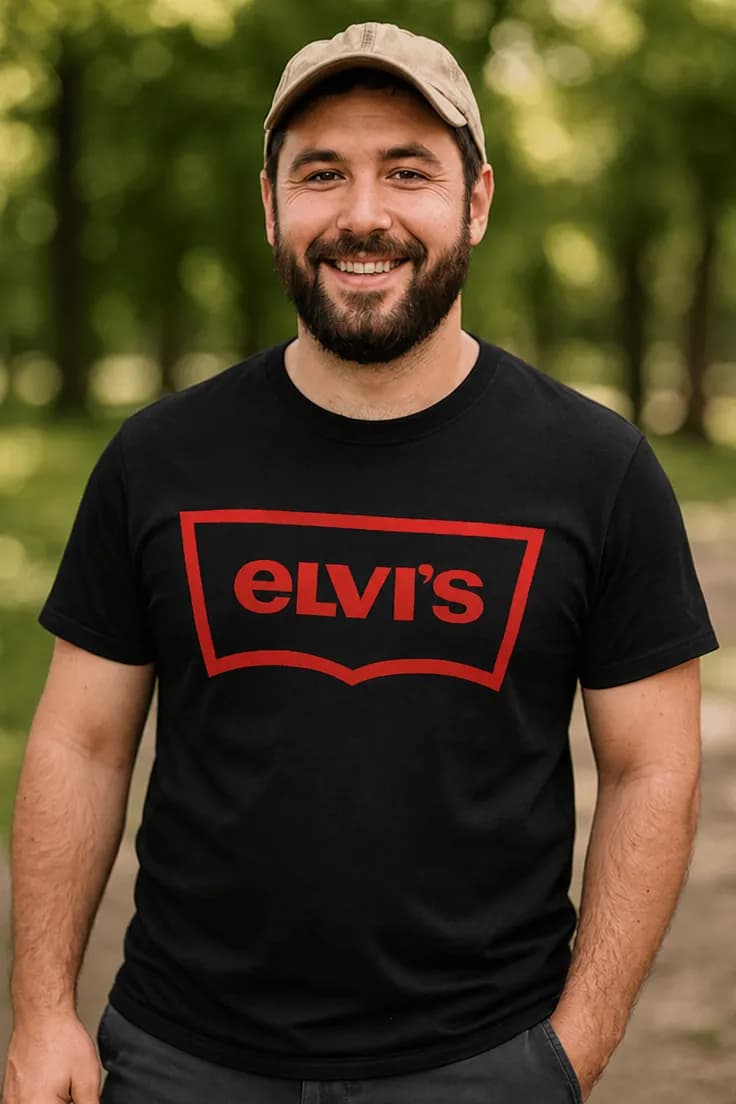 Смешна тениска Елвис eLVI'S