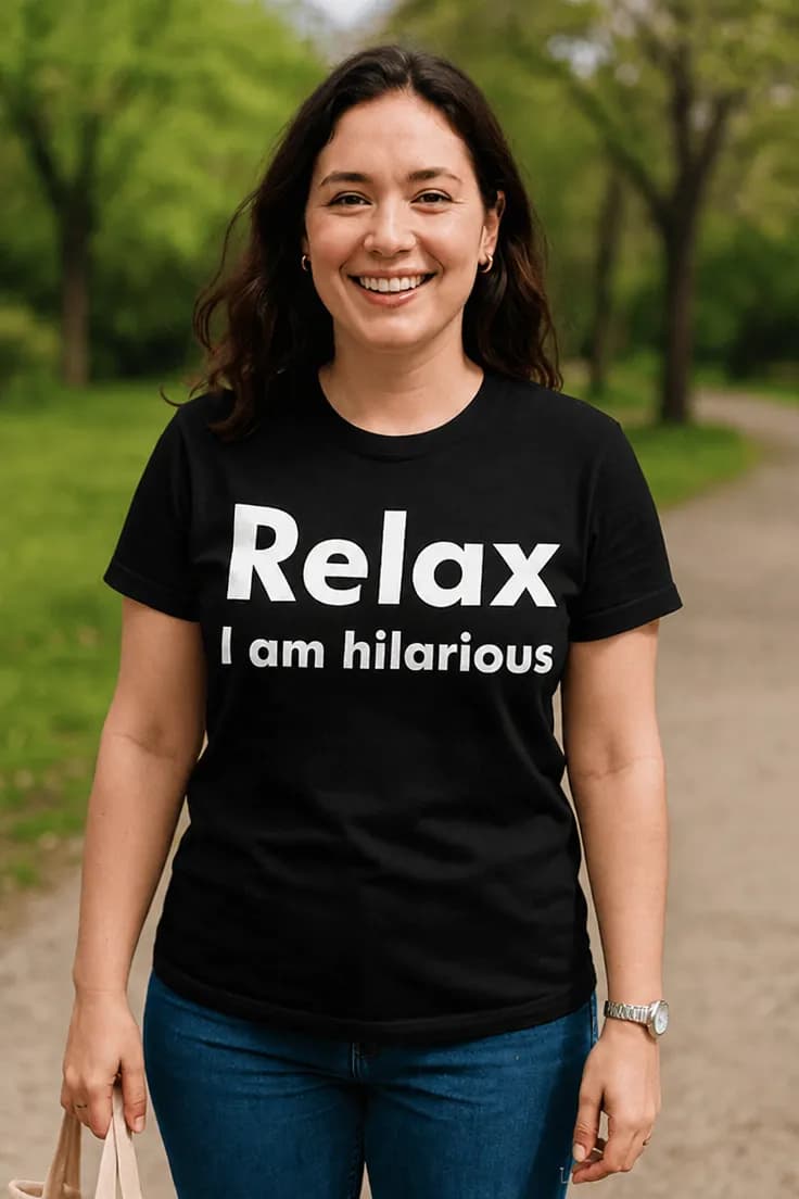 Смешна тениска Релакс аз съм забавен | Relax I am hilarious
