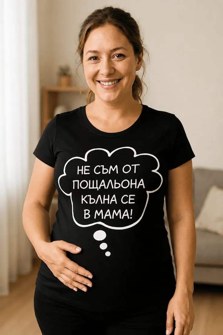 Тениска за бременни не съм от пощальона