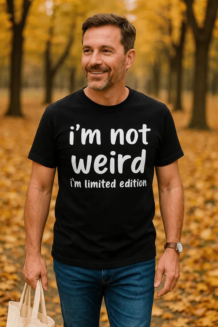 Смешна тениска лимитирана серия | i'm not weird