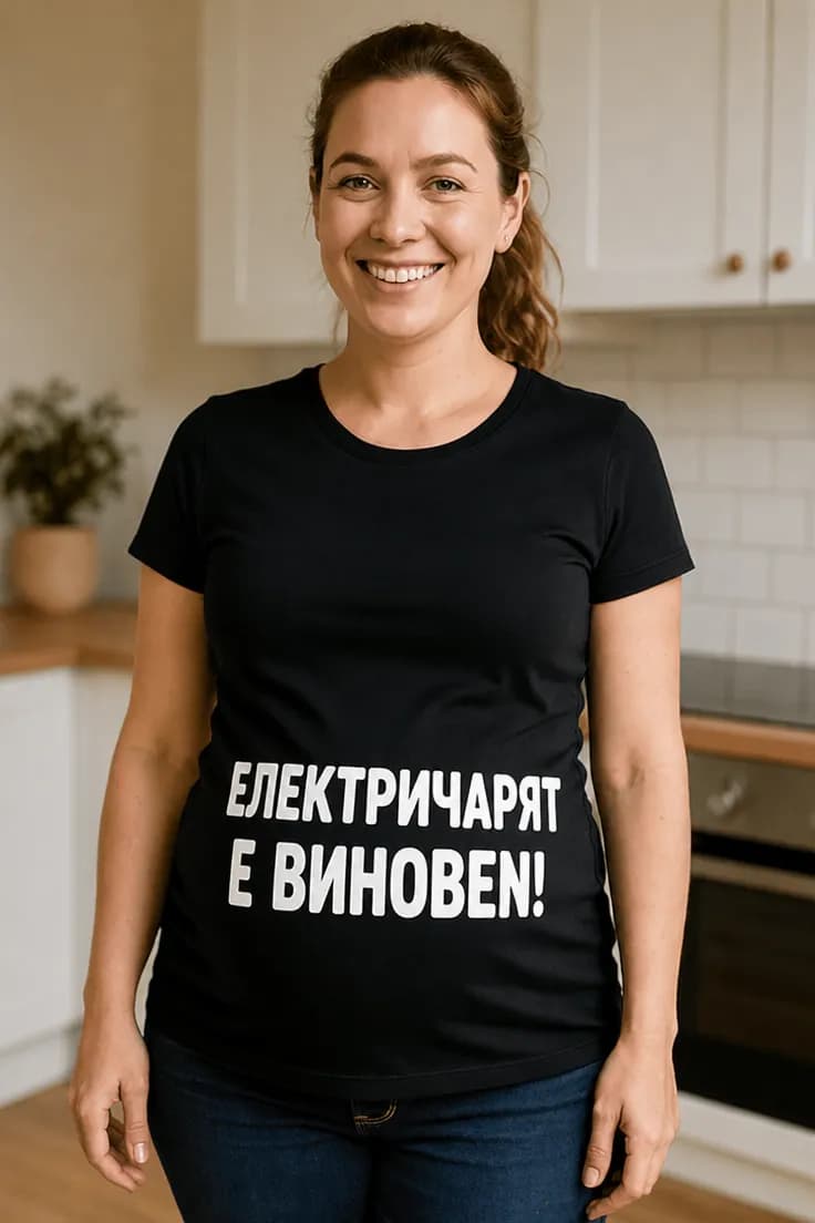 Тениска за бременни виновен е той – професия по избор