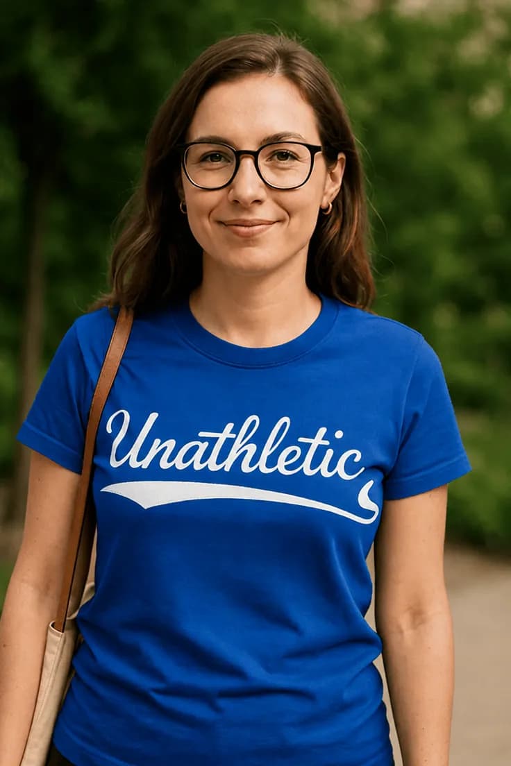 Смешна тениска без спортен дух Unathletic