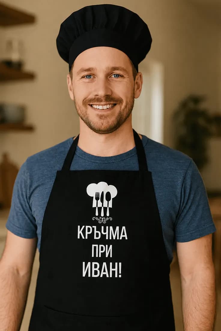 Престилка кръчма с име – КРЪЧМА ПРИ ИВАН!
