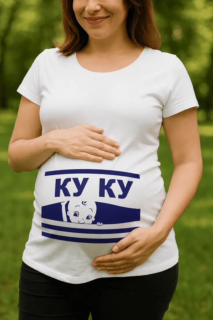 Тениска за бременни ку ку – КУ КУ