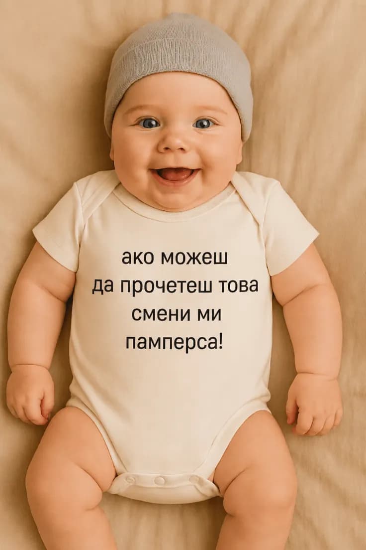 Бебешко боди смени ми памперса - ако можеш