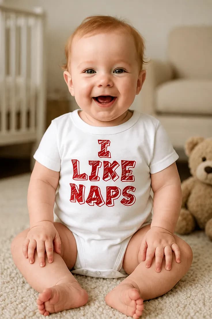 Бебешко боди харесвам дрямки - I LIKE NAPS