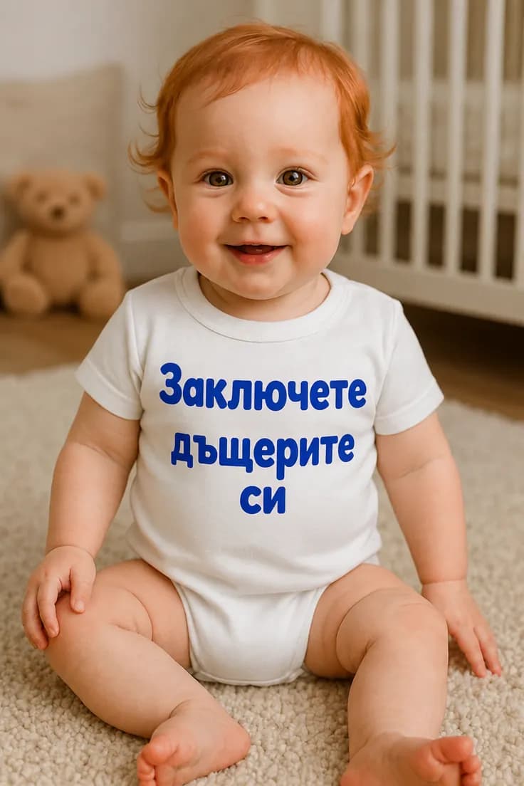 Бебешко боди заключете дъщерите си | Заключете дъщерите си