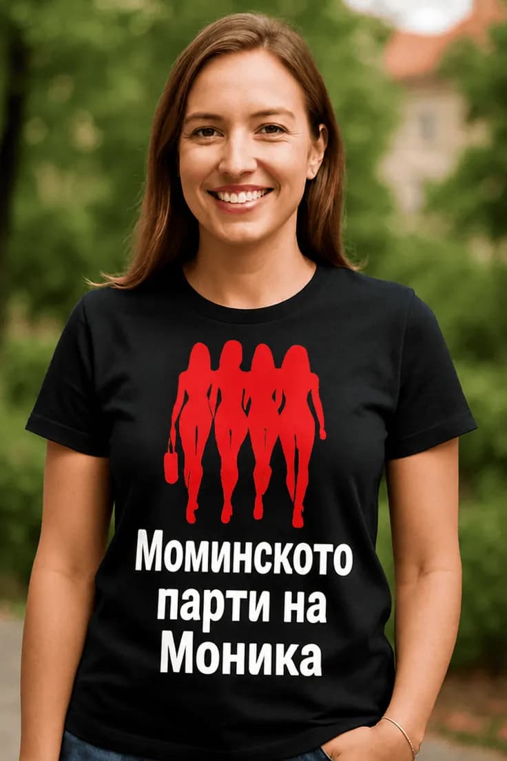 Смешна тениска моминско парти котки с име