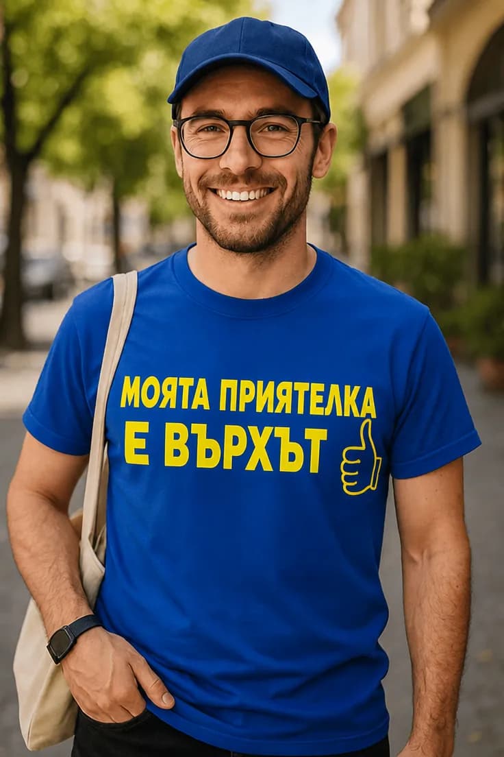 Тениска приятелката ми е върхът