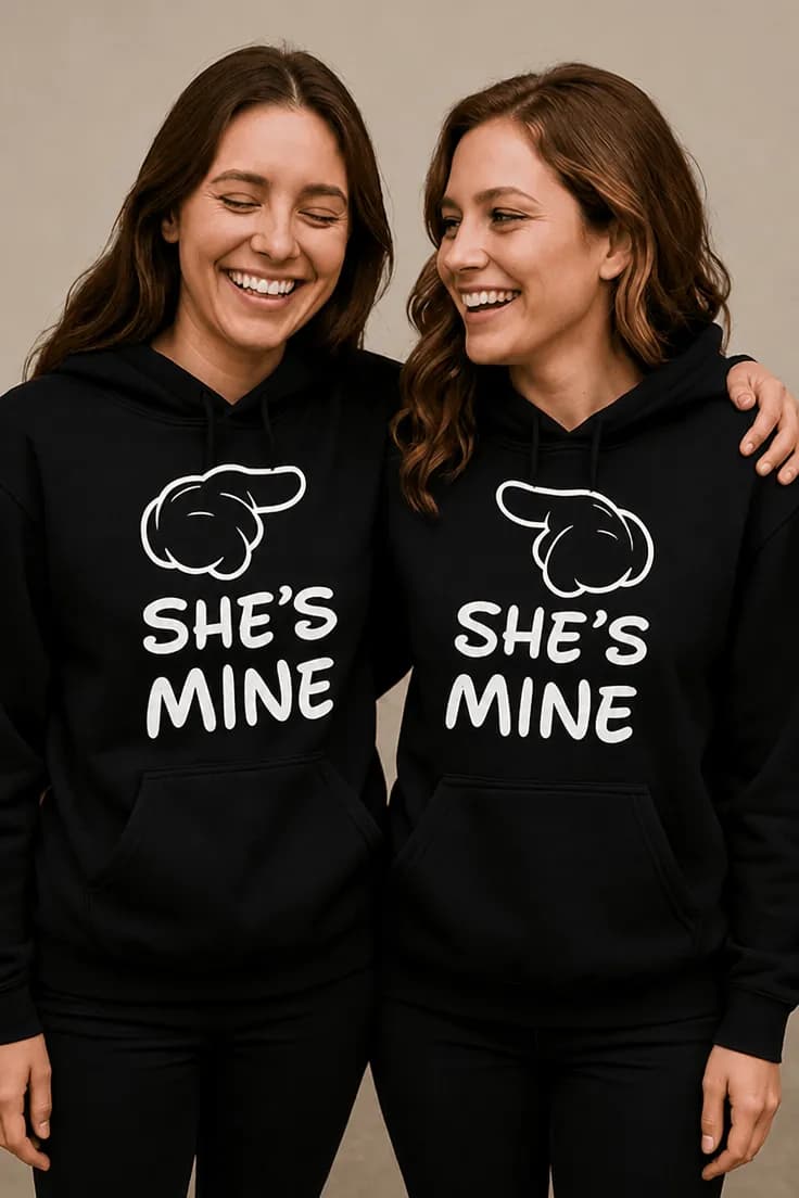 Пуловер комплект тя е моя - Q SHE'S MINE SHE'S MINE