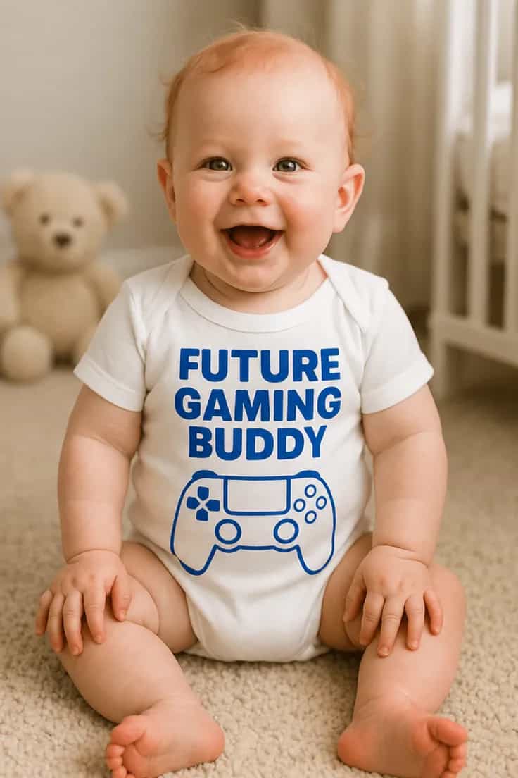 Бебешко боди бъдещ гейминг приятел FUTURE GAMING BUDDY