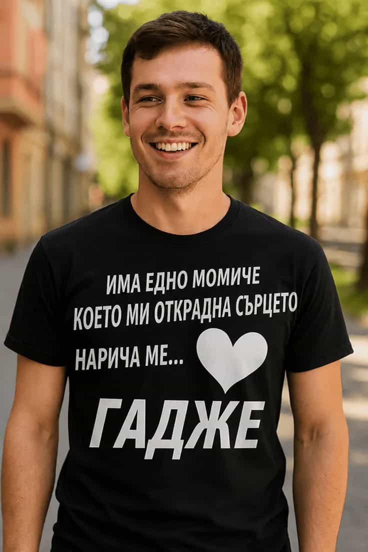 Смешна тениска има едно момиче - ИМА ЕДНО МОМИЧЕ